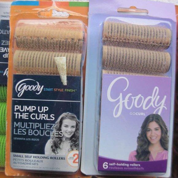 Goody Self Holding Rollers Waves Volume Curls Hair Curlers Small Large XL Jumbo - Picture 8 of 16